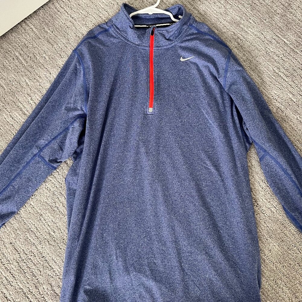 Nike Men’s Dri-Fit Quarter Zip Size L